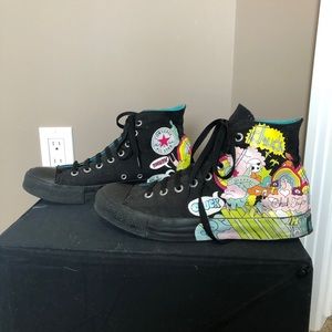 Black Notebook Print Chuck Taylor All Stars